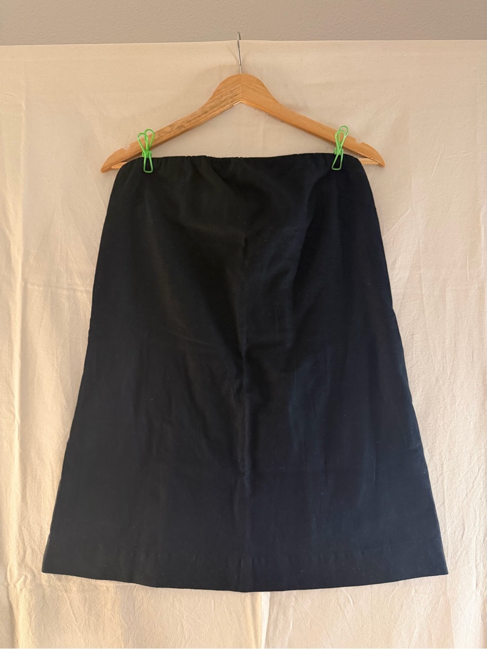 Free People Strapless Black Mini Shift Dress